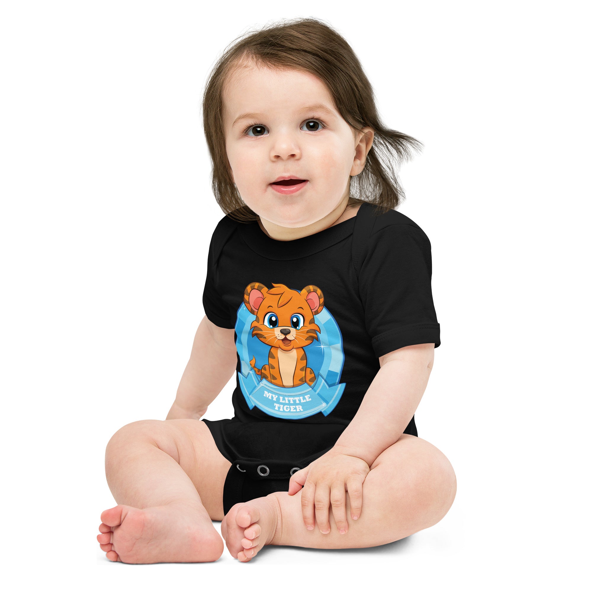 Mein kleiner Tiger Baby Kurzarm Einteiler