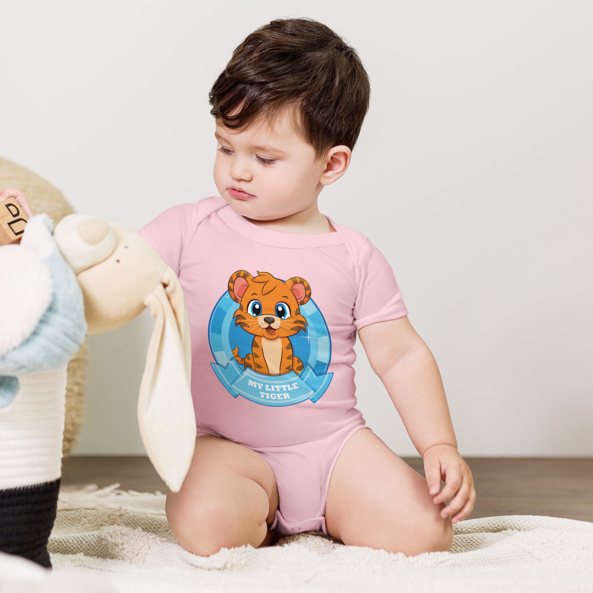 Mein kleiner Tiger Baby Kurzarm Einteiler