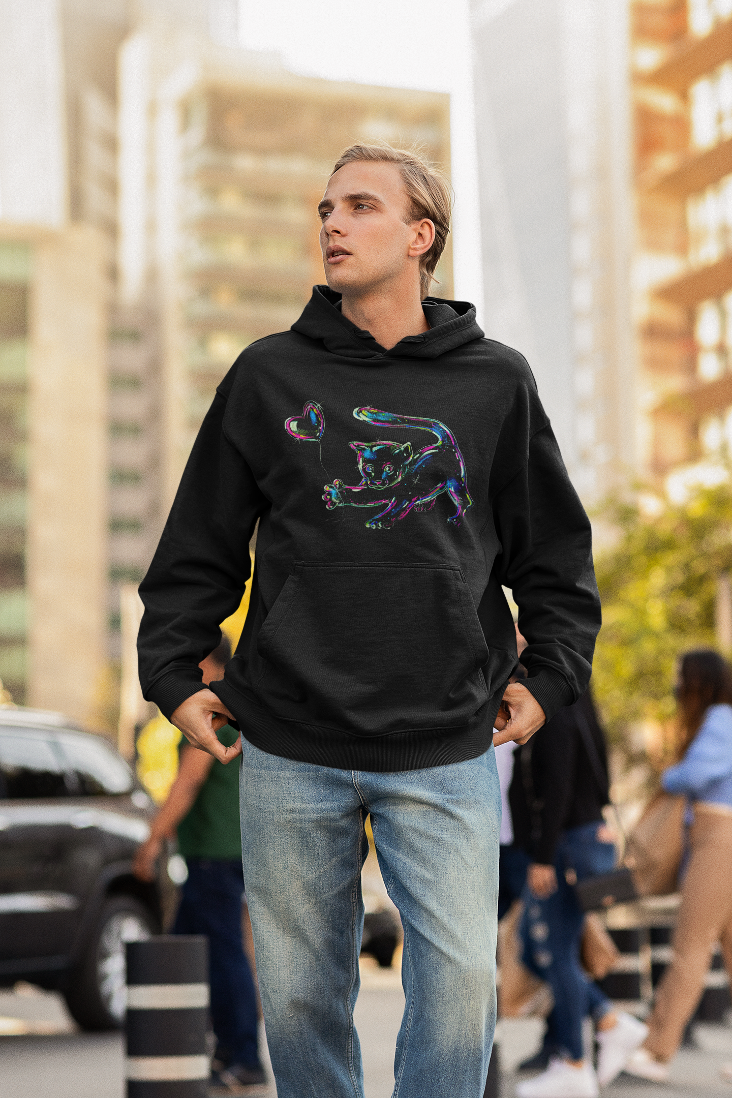 Oversized Hoodie Baby Löwe - D. A. Puncher Kollektion