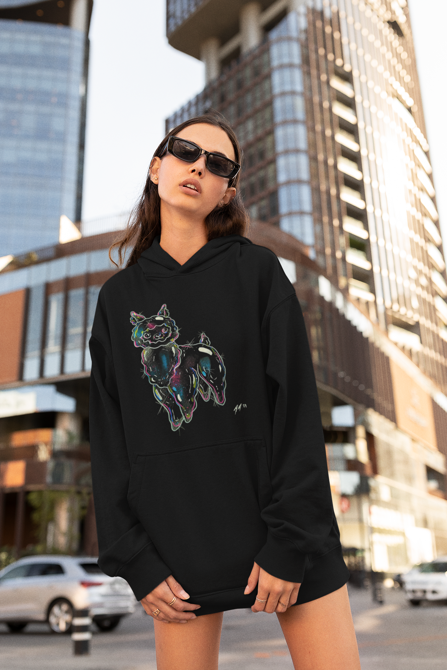 Oversized Hoodie Alpaka - D. A. Puncher Kollektion