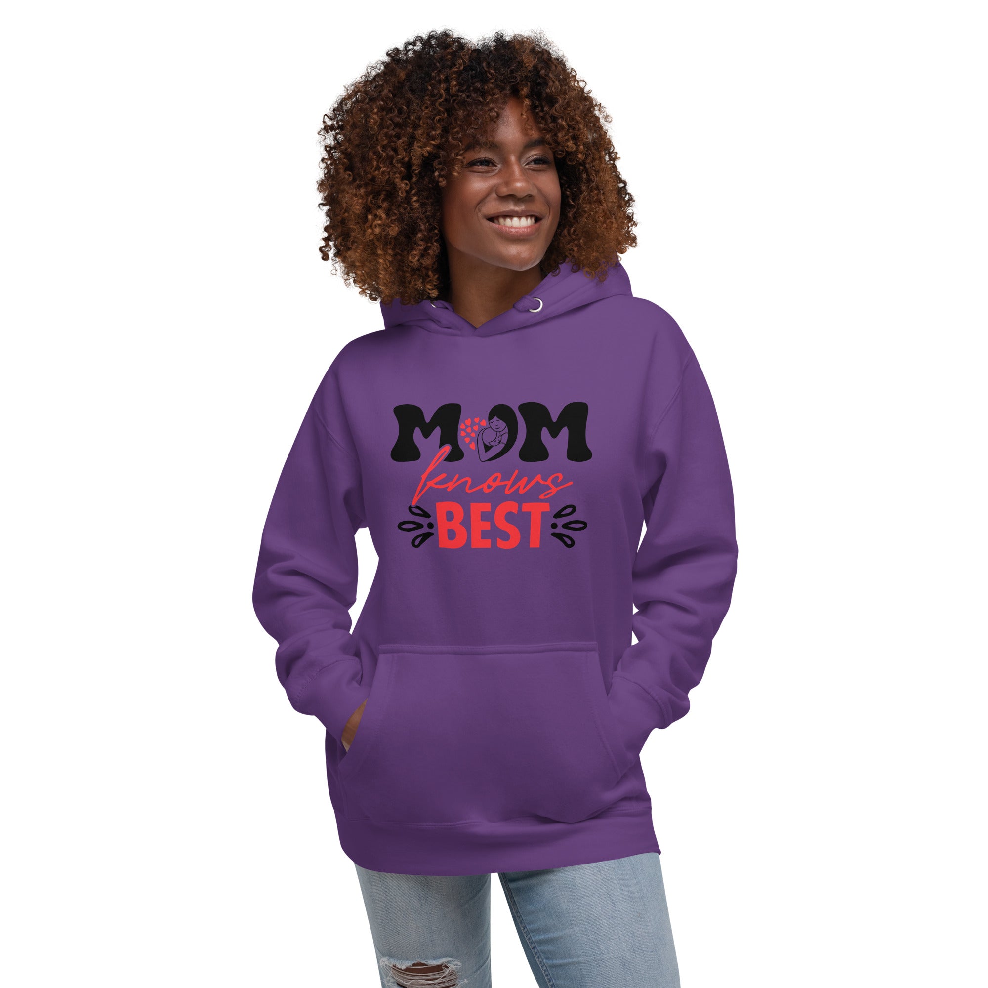 Mom Knows Best Frauen Hoodie
